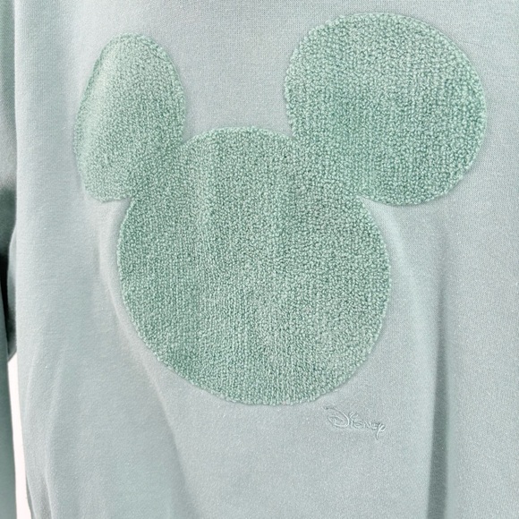 Disney Mickey Teal Hoodie Sweater - Picture 3 of 5